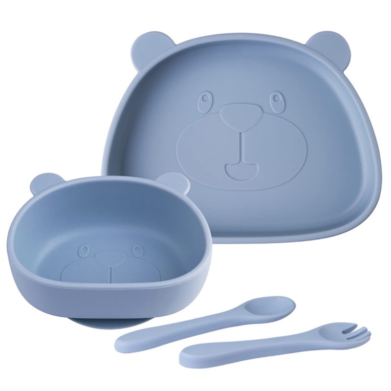 Cute Panda Feeding Set Supplier - OEM Silicone Suction Bowl Plate Sippy Cup BPA Free