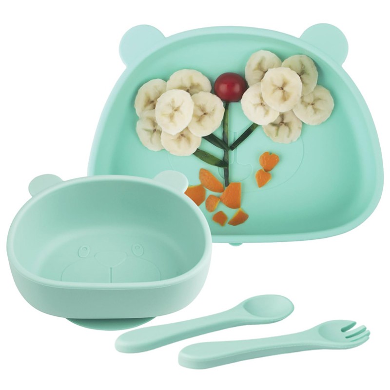 Cute Panda Feeding Set Supplier - OEM Silicone Suction Bowl Plate Sippy Cup BPA Free