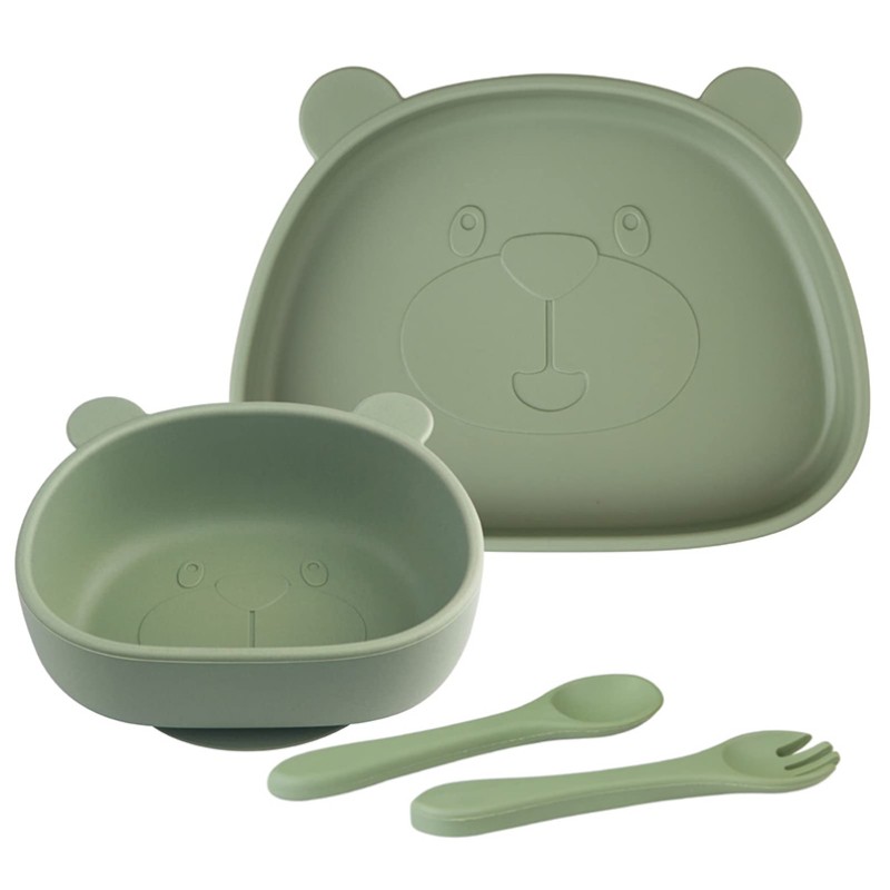 Cute Panda Feeding Set Supplier - OEM Silicone Suction Bowl Plate Sippy Cup BPA Free