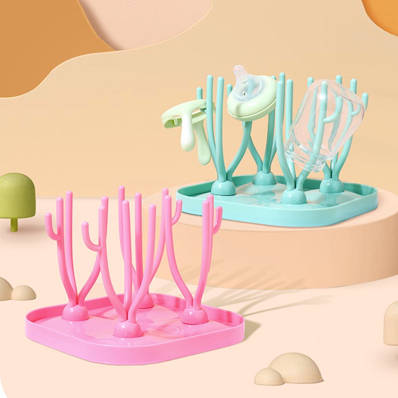 Bottle Dryer Holder Supplier - OEM High Capacity with Tray for Bottles Teats Cup