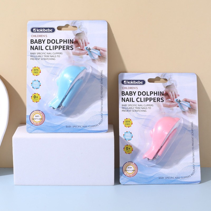 Cartoon Dolphin Nail Clippers Supplier - High Quality Safe Chic Trimmer for Newborns