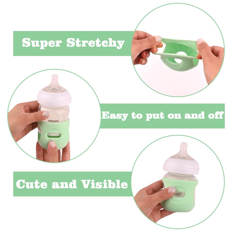 Silicone Sleeves for Glass Bottles Manufacturer - OEM Food Grade Anti Breakage Holder Printed