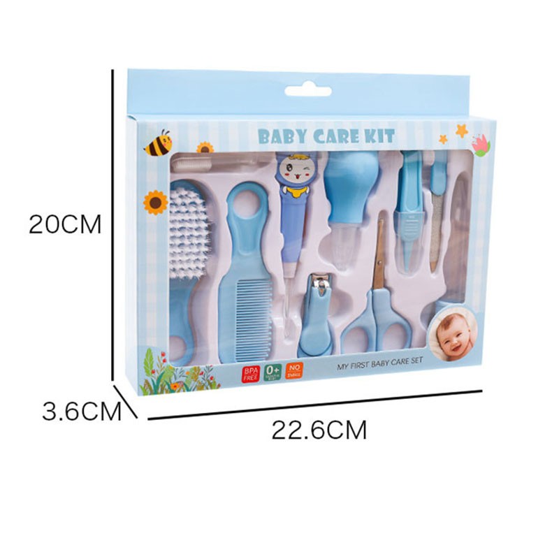 Baby Care Kit Manufacturer - Factory Promotion 10 Piece Nail Care Set