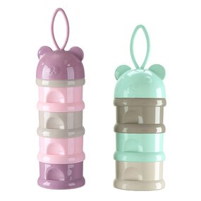 Cute Travel Milk Powder Container Supplier - OEM 3 Layers Infant Formula Food Dispenser