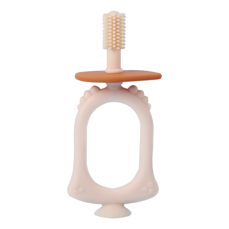 Baby Teethers Toothbrush Manufacturer - OEM Toddler 360 Training Brush Silicone Gum Massager