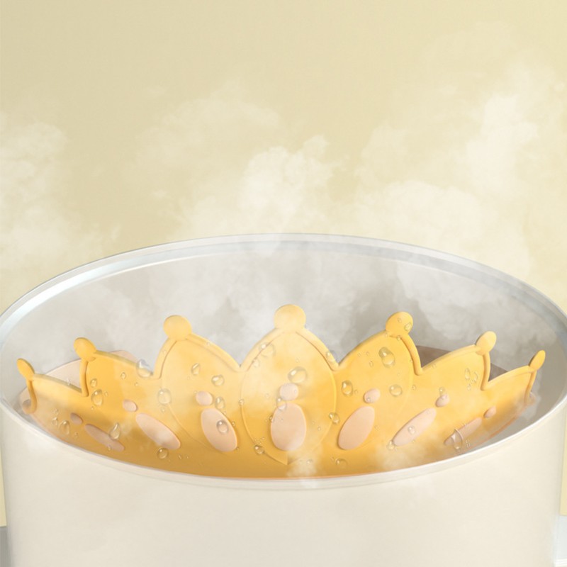 Baby Shower Shampoo Caps Supplier - OEM New Product Environmental Silicon Crown Clear