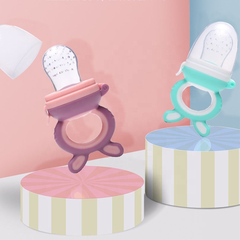 Teething Relief Toy Supplier - OEM BPA Free Frozen Set Baby Fruit Food Feeder Pacifier