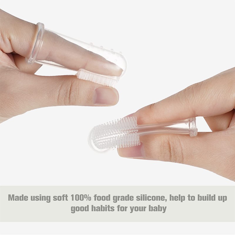 Baby Finger Toothbrush Supplier - OEM Hot Selling 2023 Soft Silicone Infant Cleaning Brush