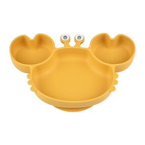 Food Grade Silicone Feeding Set Supplier - OEM Eco Friendly Divided Plate with Suction