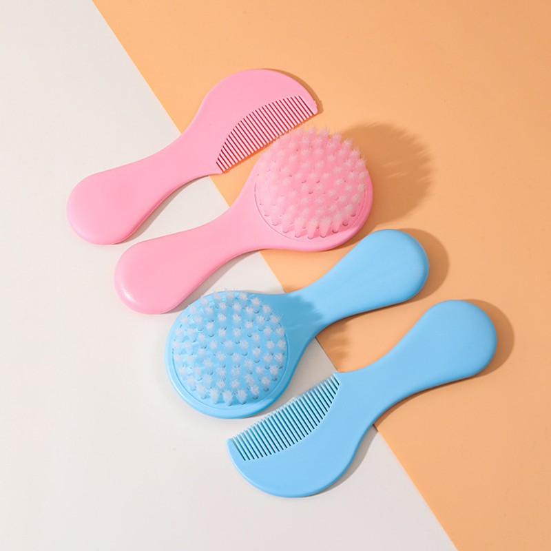 Soft Nylon Hair Brush Set Supplier - Hot Selling Gentle Care for Babies Toddlers