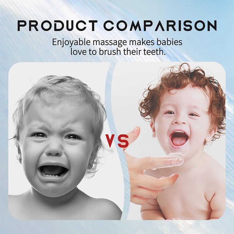 Baby Finger Toothbrush Supplier - OEM Hot Selling 2023 Soft Silicone Infant Cleaning Brush