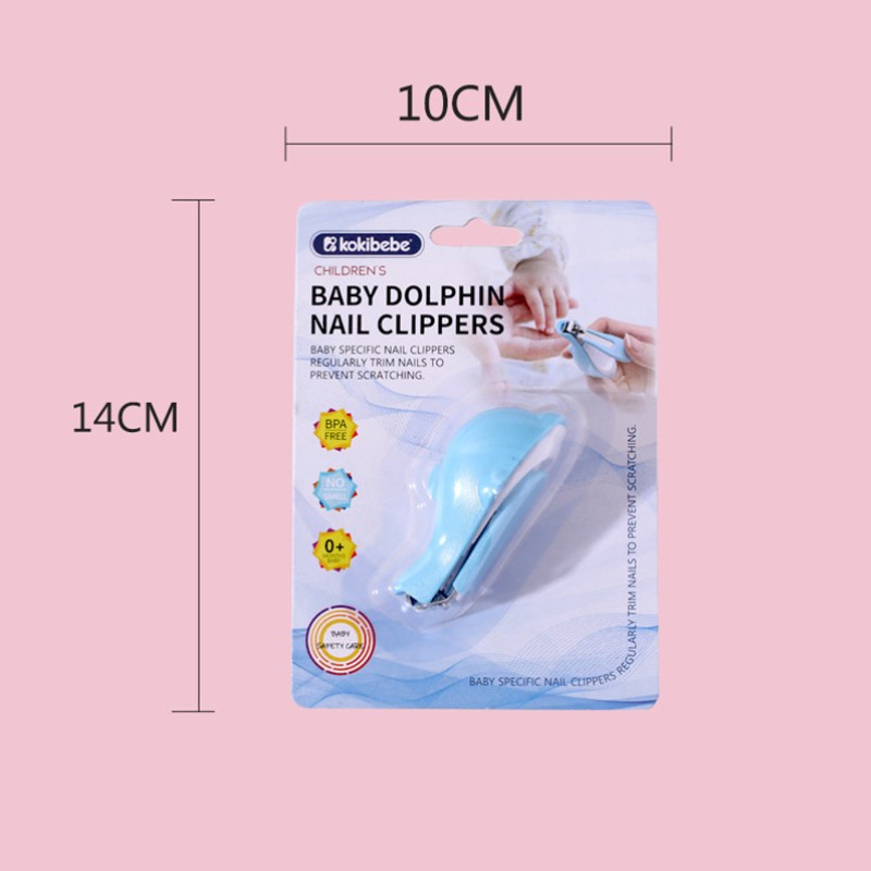 Cartoon Dolphin Nail Clippers Supplier - High Quality Safe Chic Trimmer for Newborns