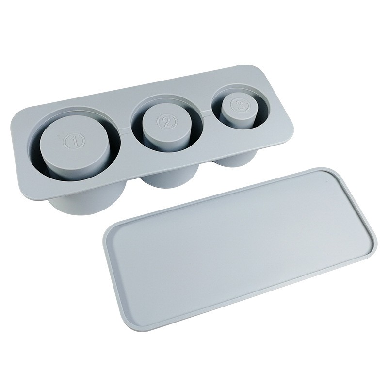 Silicone Ice Cube Container Molds Supplier - OEM High Quality Food Grade Round Large Tray