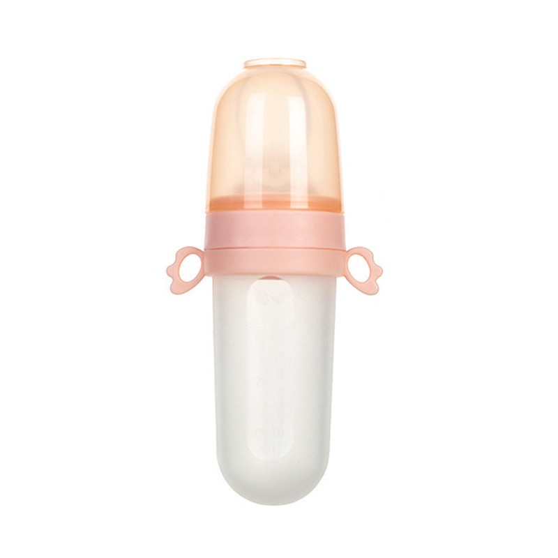 Silicone Baby Feeder Manufacturer - OEM Squeeze Feeding Fruit Drinks with Dispensing Spoon