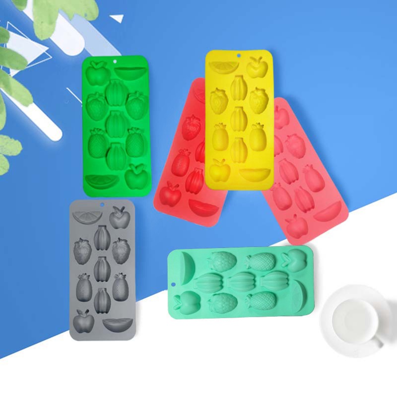 Fruit Shape Ice Cube Tray Supplier - Hot Sale BPA Free Food Grade Silicone Ice Maker