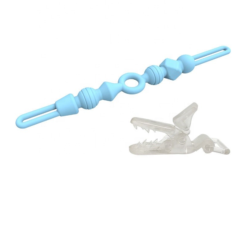 Baby Pacifier Holder Supplier - OEM 2023 New Arrival Multicolor Silicone Teething Chains