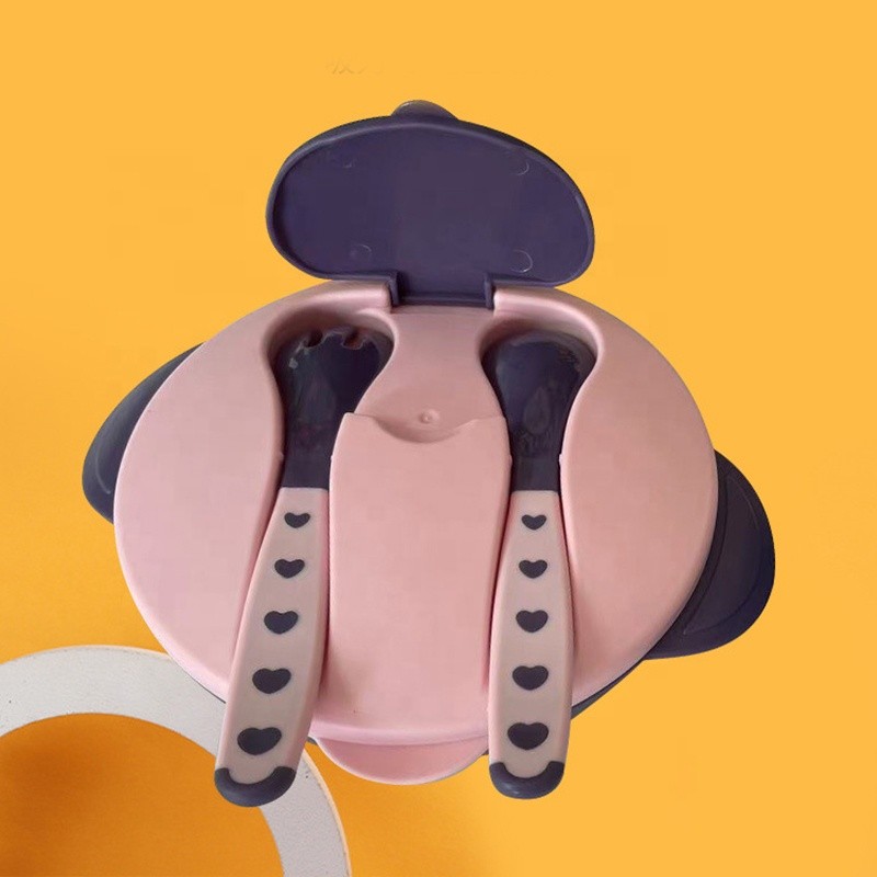 Baby Dinnerware Set Supplier - OEM New Arrival BPA Free PP PET Printed Pattern