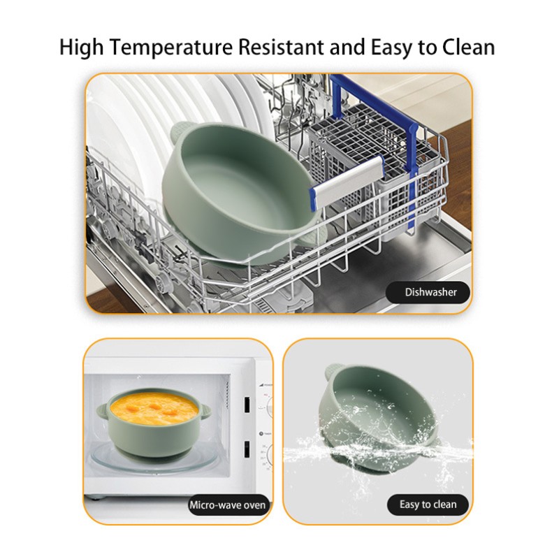 BPA Free Kids Bowl Supplier - Hot Sale Classic Design Reusable Non Slip Silicone