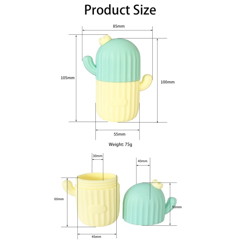 Silicone Cactus Face Ice Mold Manufacturer - OEM Portable Reusable for Skin Care Puffiness