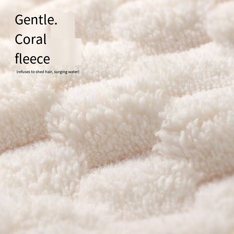 Bath Towel - Coral Velvet Quick Dry