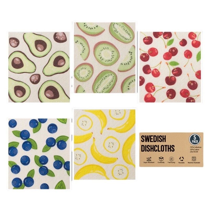 Dish Cloth - German Wood Pulp Quick Dry