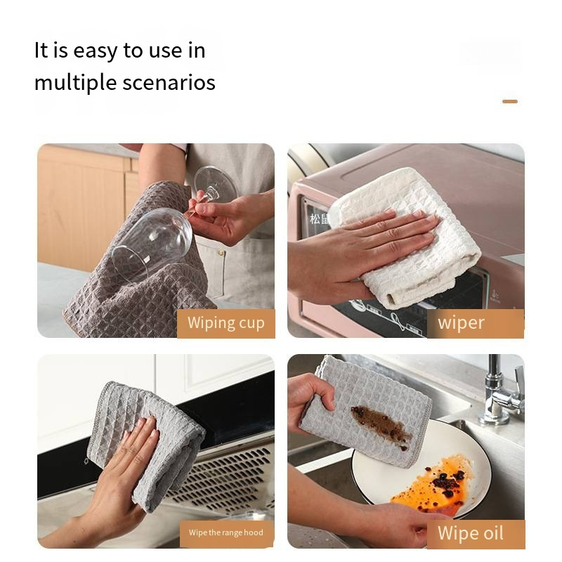 Cleaning Cloth - Waffle Grid Design