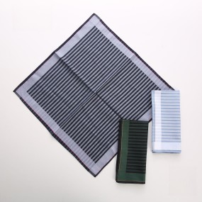 Pocket Square - Men's Dark Business