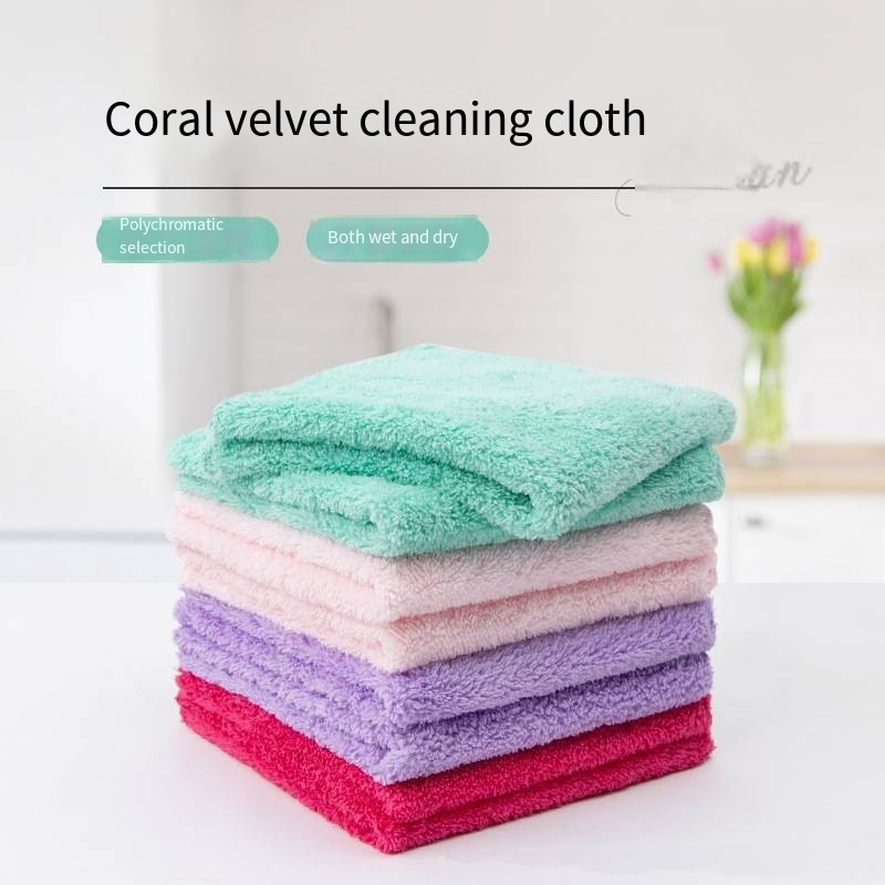 Cleaning Towel - Coral Velvet Multi Functional