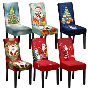 Chair Covers - Christmas Stretch Elastic