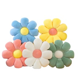 Seat Cushion - Daisy Petal Knitted