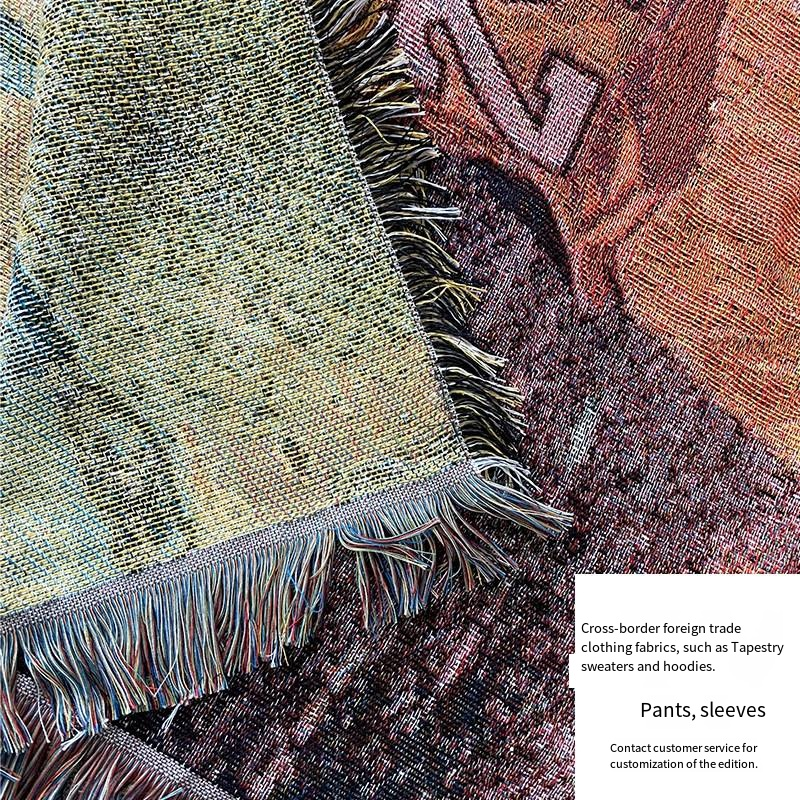 Throw Blankets - Cotton Jacquard Woven