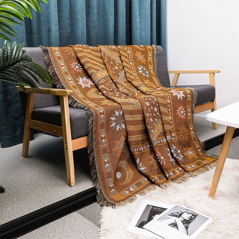 Sofa Blanket - Bohemian Jacquard