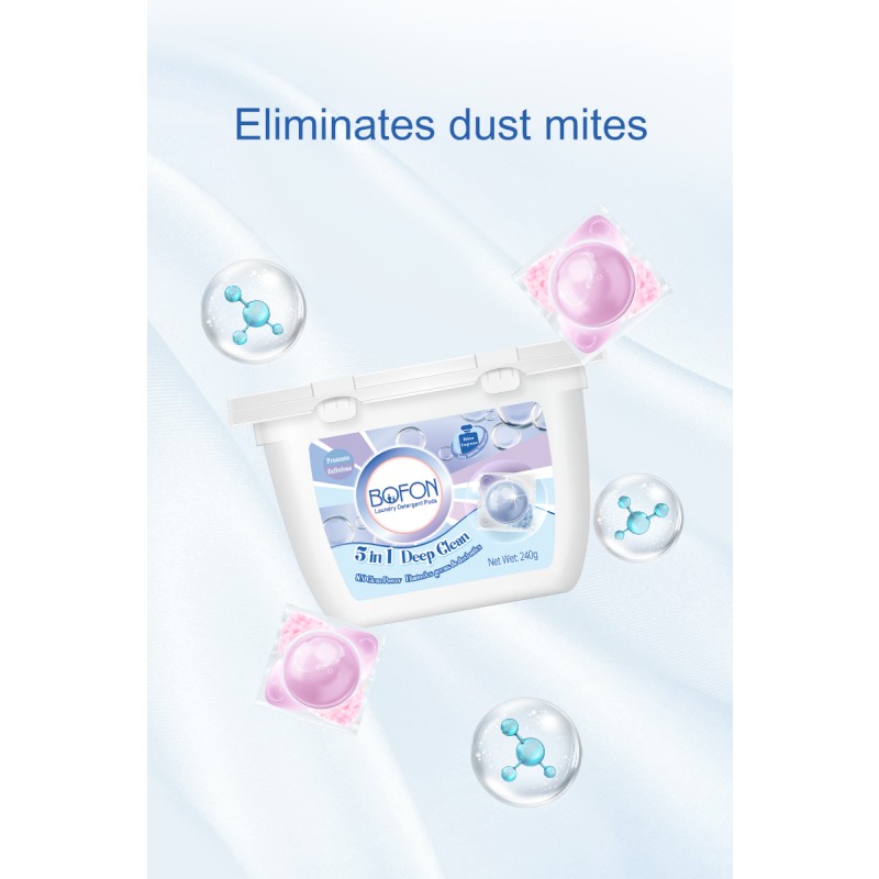 Laundry Pods Manufacturer - 5chambers Brand 20pcs Boxes Long Lasting High Quality