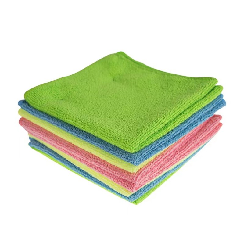 Microfiber Glass Cleaning Cloth Supplier - Individual Package Custom Print Towel