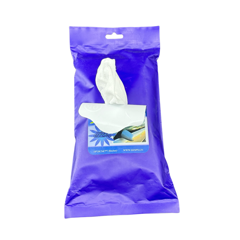Car Care Wet Wipe Supplier - 40PCS Custom Logo Multi Function Disinfection Soft