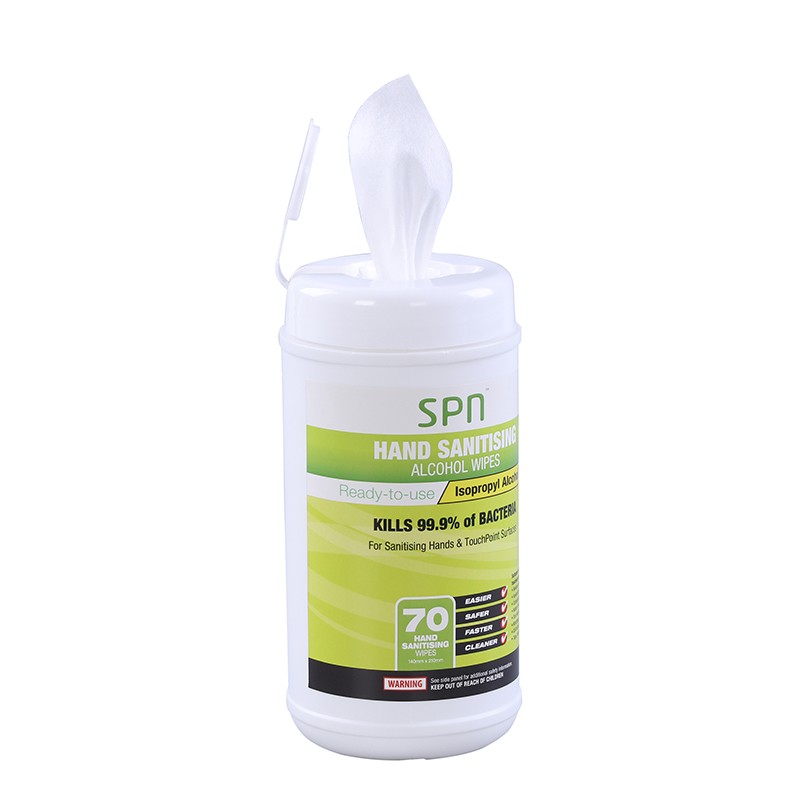 Hand Wet Wipes Supplier - Sanitizing Sterilize Canister for Lens Gym Cleaning