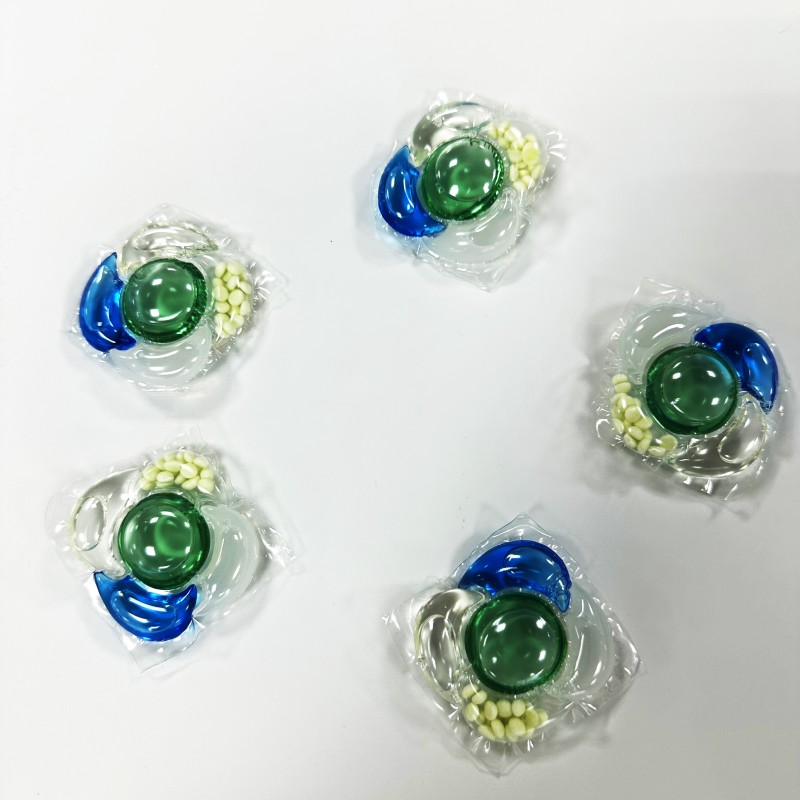 Laundry Pod Manufacturer - 12g 5 Chambers New Developed 5 In1 Concentrated