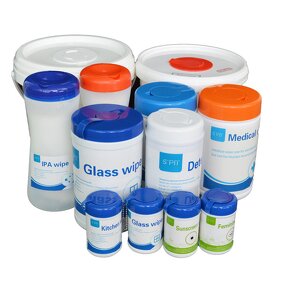 Sanitizing Wet Wipe Manufacturer - OEM 70% AHL Food Grade Canister Wipes