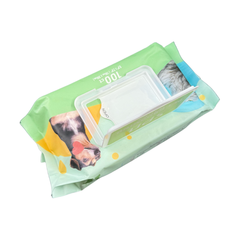 Pet Cleaning Wipes Manufacturer - SPN Style Aloe Vera Wet Soft Canister Disinfect