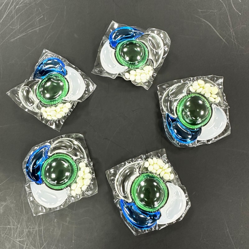 Laundry Pod Manufacturer - 12g 5 Chambers New Developed 5 In1 Concentrated