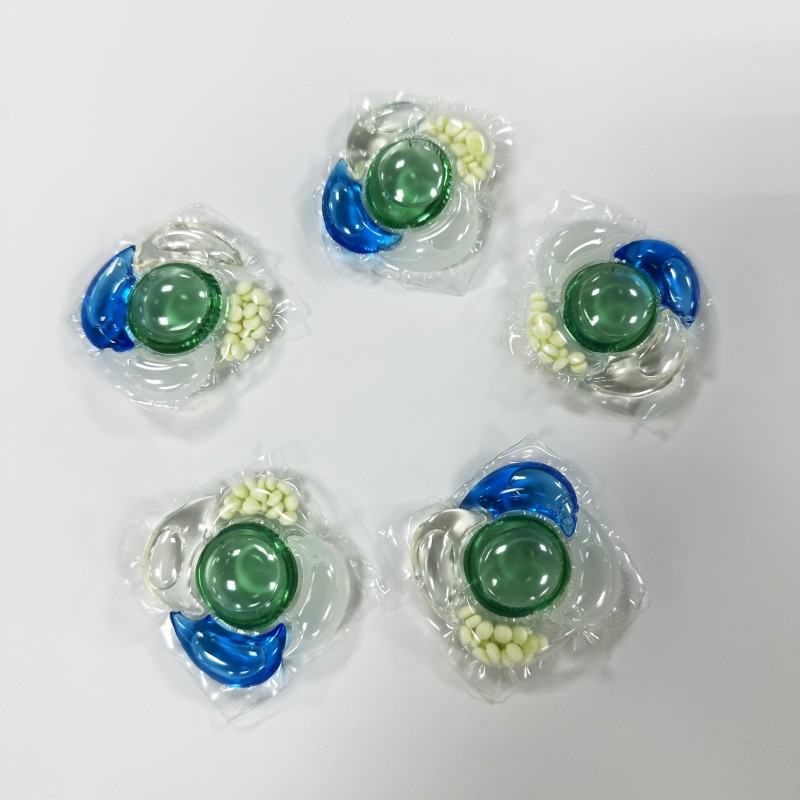Laundry Pod Manufacturer - 12g 5 Chambers New Developed 5 In1 Concentrated