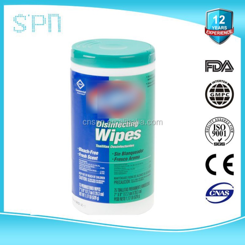 Sanitizing Wet Wipe Manufacturer - OEM 70% IPA Canister Wipes