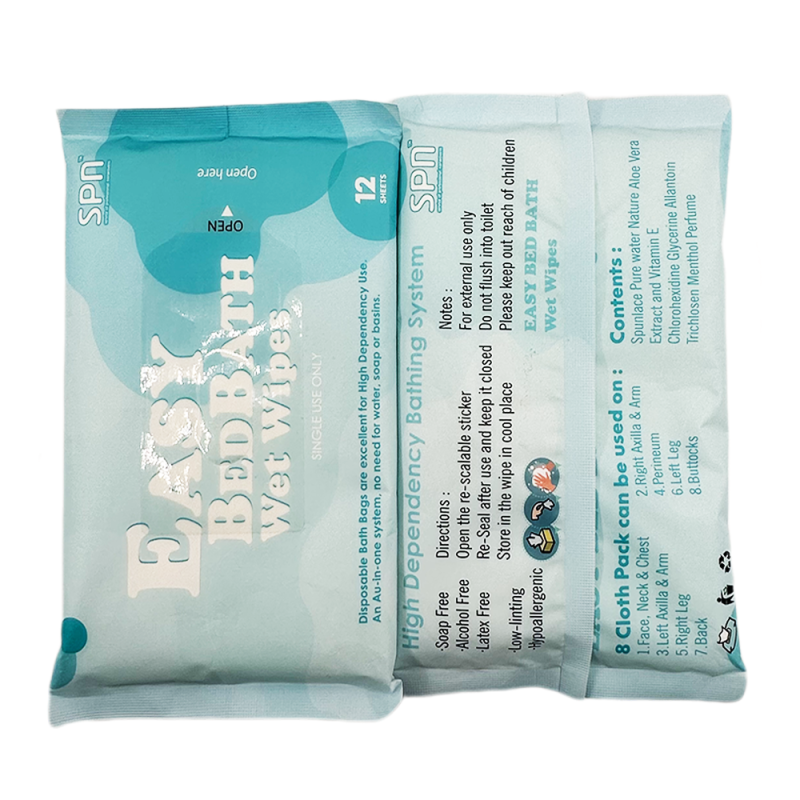 Adult Body Wipes Manufacturer - Dermatologically Tested Rinse Free Bed Bath