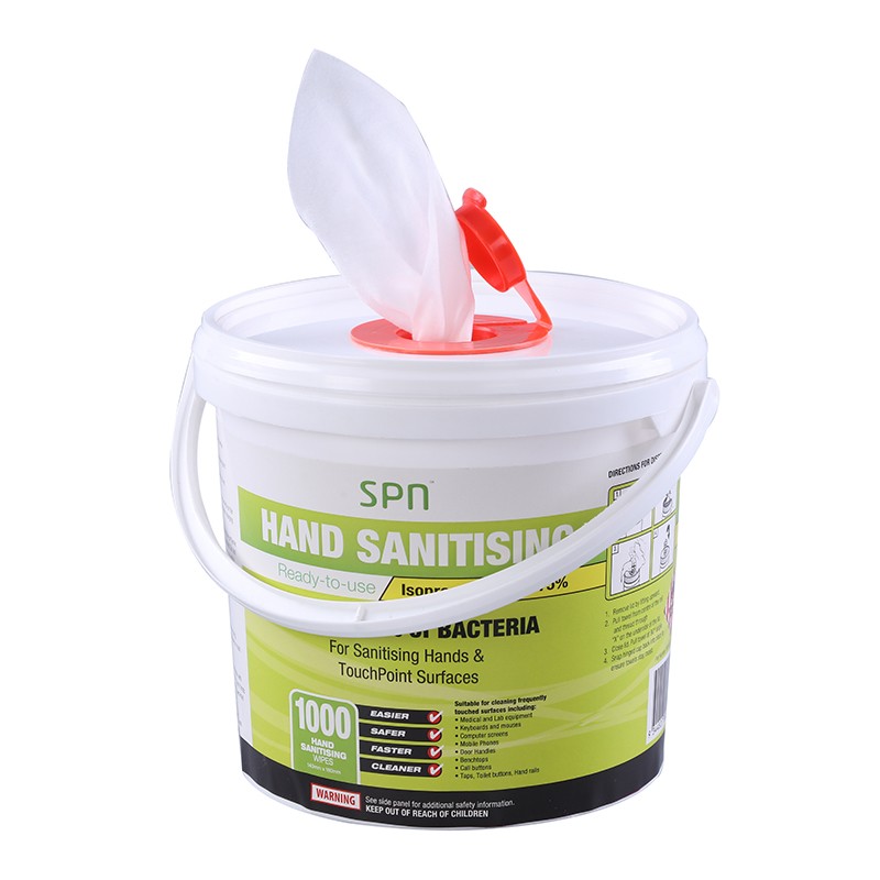 Hand Wet Wipes Supplier - Sanitizing Sterilize Canister for Lens Gym Cleaning