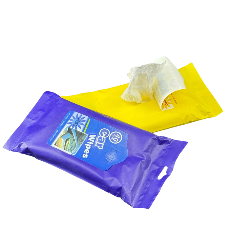 Car Cleaning Wet Wipes Manufacturer - OEM 40 PCS Eco Friendly Multipurpose Surface