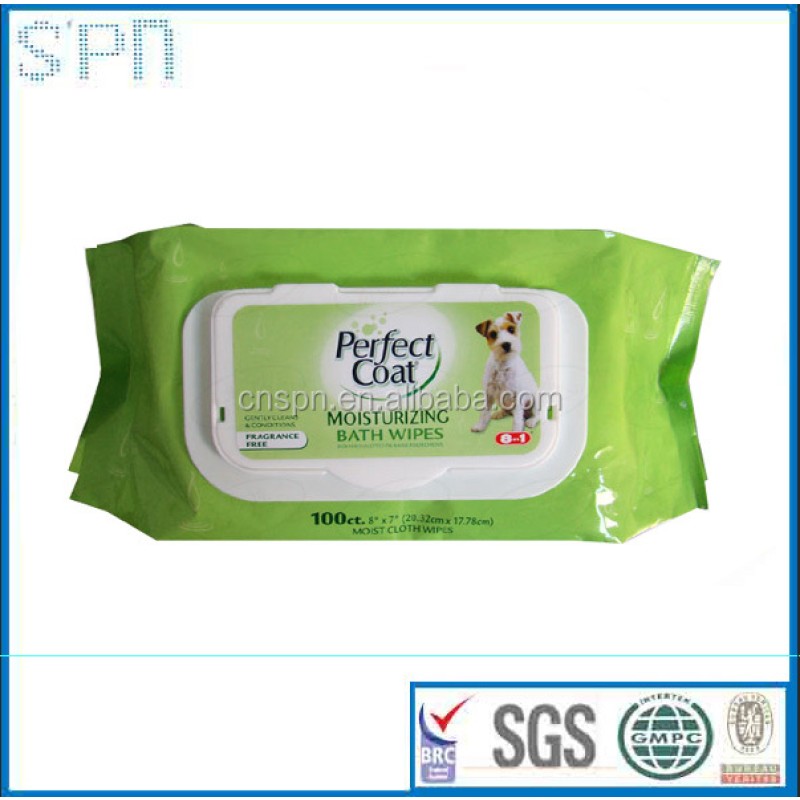Pet Wet Wipe Supplier - Conveniently Organic Custom Antibacterial Disinfect Soft