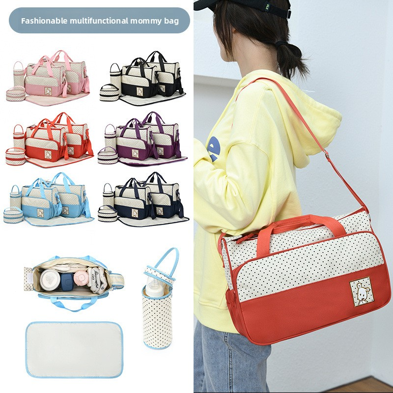 Diaper Bag - 5 in 1 Waterproof Multifunctional
