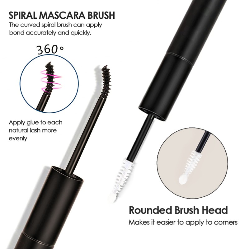 Diy Lash Bond and Seal Cluster Lash Glue Extension Waterproof Non-irritating Suitable for Sensitive Diy Eyes Lash Glue