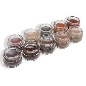 Eyebrow Pomade Cream, Waterproof Brow Pomade Gel High Pigmented Long-lasting for Natural Eyebrow Makeup
