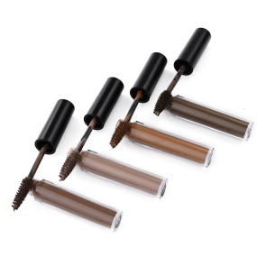 Waterproof Eyebrow Gel - Brown Tinted Mascara Makeup for Natural-Looking Brows, Long-Lasting Smudge